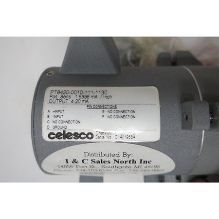 Celesco 4-20MA LINEAR POSITION TRANSDUCER PT8420-0010-111-1130